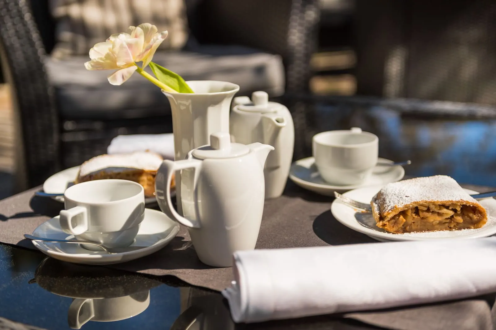 Frischen Apfelstrudel